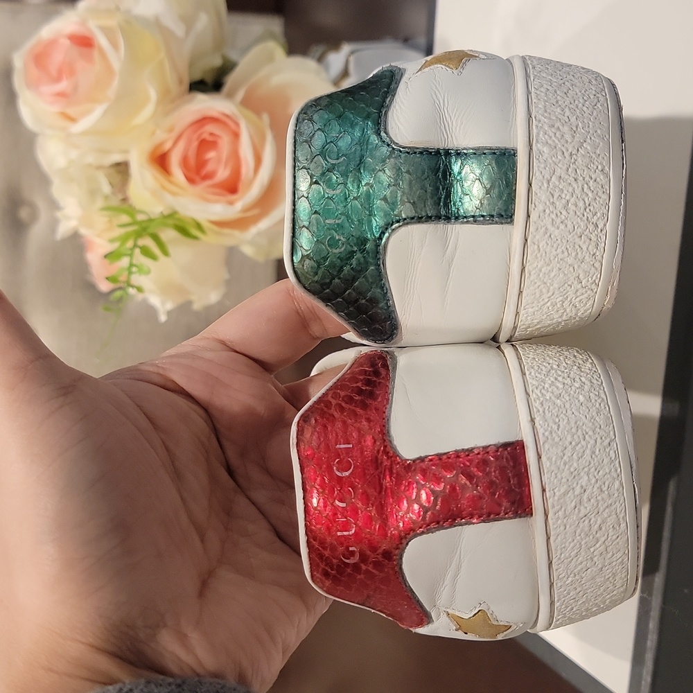 Authentic Gucci star sneaker shoes - Picture 4 of 14